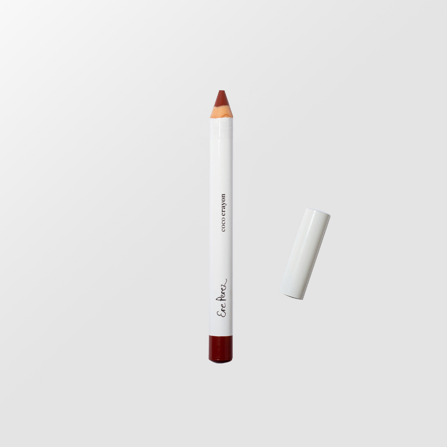 imagen frontal sobre fondo blanco de lapiz crayon de madera de ere perez disponible en blumma