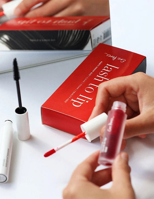 Dúo de tinta para labios y máscara de pestañas Lash to Lip
