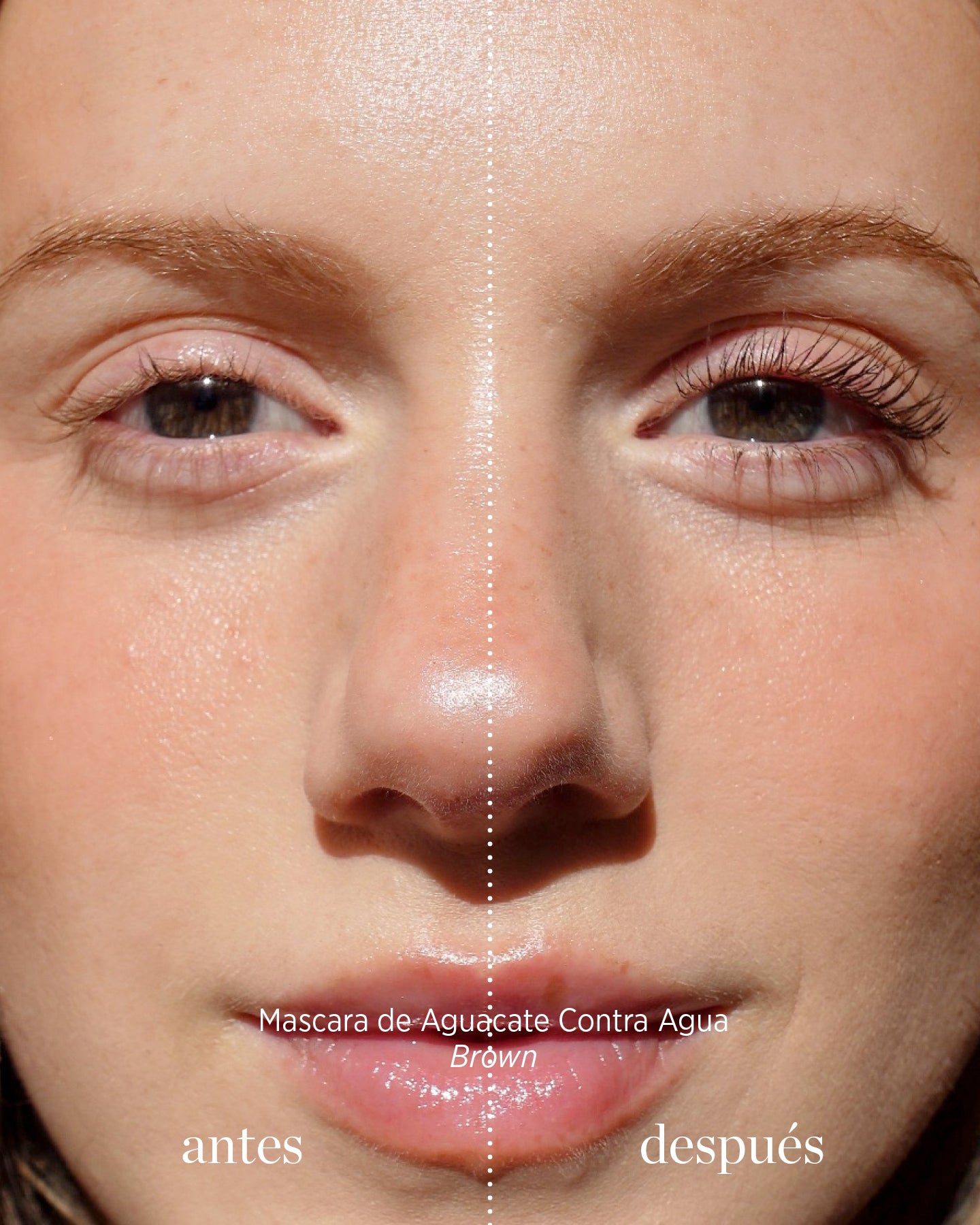 comparacion de uso antes y despues de mascara de aguacate contra agua ere perez tono negro en blumma