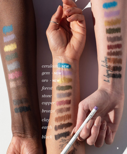 prueba en brazo de tonos de lapiz de jojoba ere perez disponible en blumma