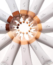 envases de maquillaje de avena ere perez en todas sus tonalidades disponible en blumma