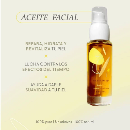 Aceite facial con vit E