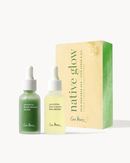 set Native Glow dúo de skincare vegano Ere Perez disponible en Blumma