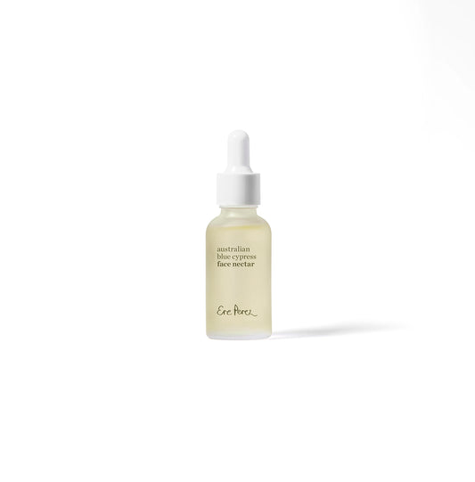Nectar facial de cipres australiano Ere Perez  frasco de 30 ml en fondo blanco disponible en BLUMMA