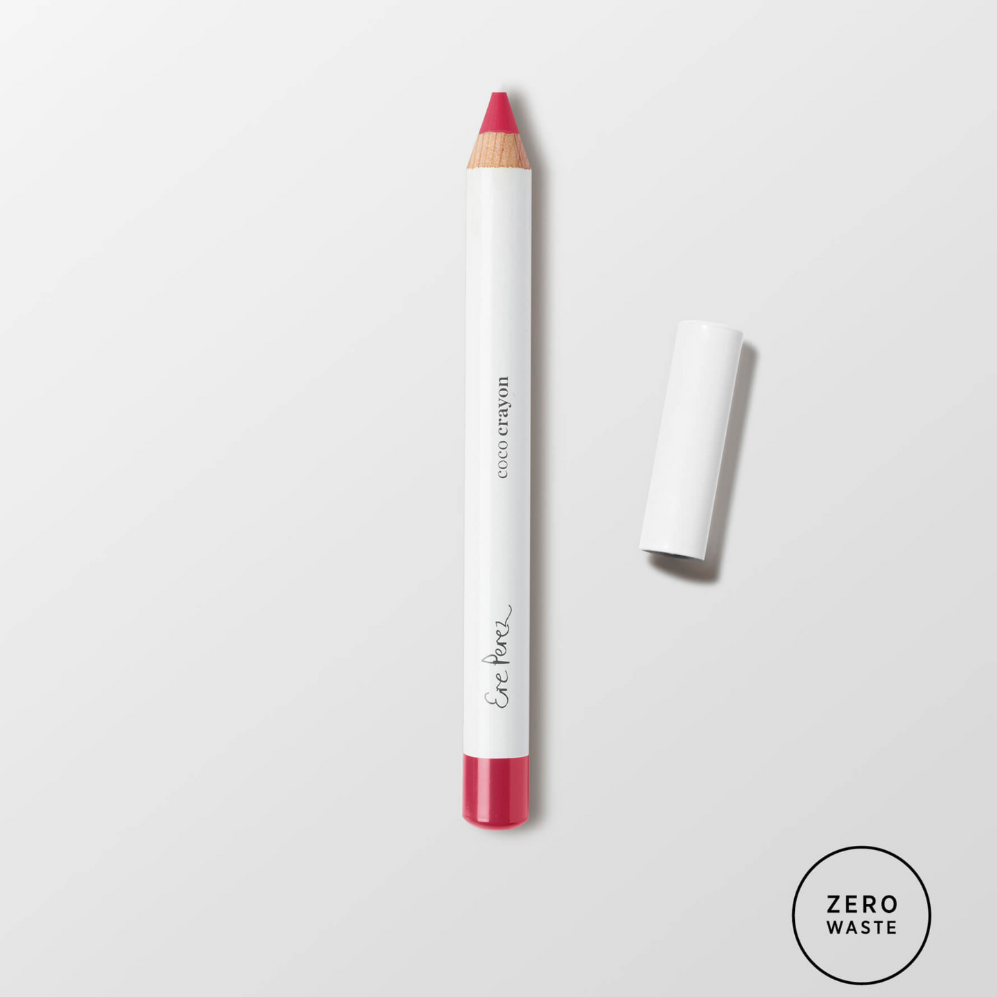 imagen frontal sobre fondo blanco de lapiz crayon de madera de ere perez disponible en blumma