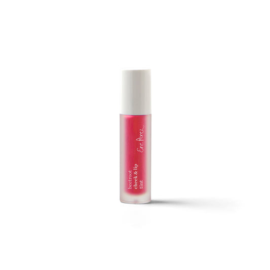 vista frontal envase traslucido de tinte de betabel ere perez tono fun rosado disponible en blumma