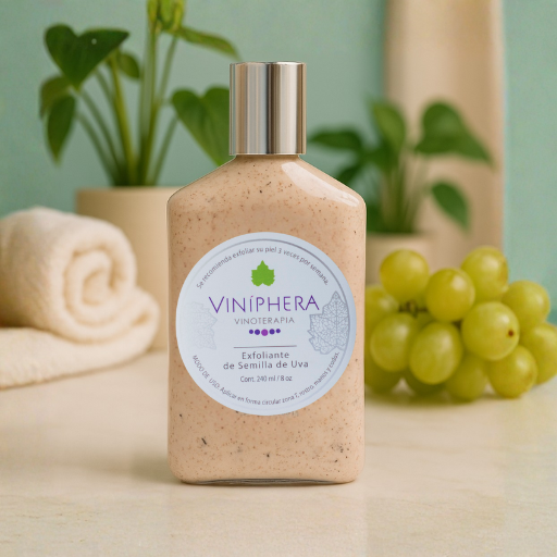 Exfoliante de semilla de uva vinoterapia