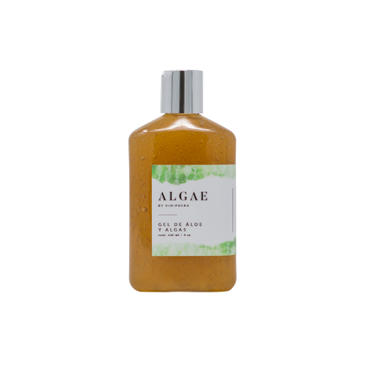 Gel de aloe y algas algae