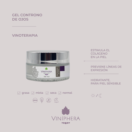Gel contorno de ojos vinoterapia